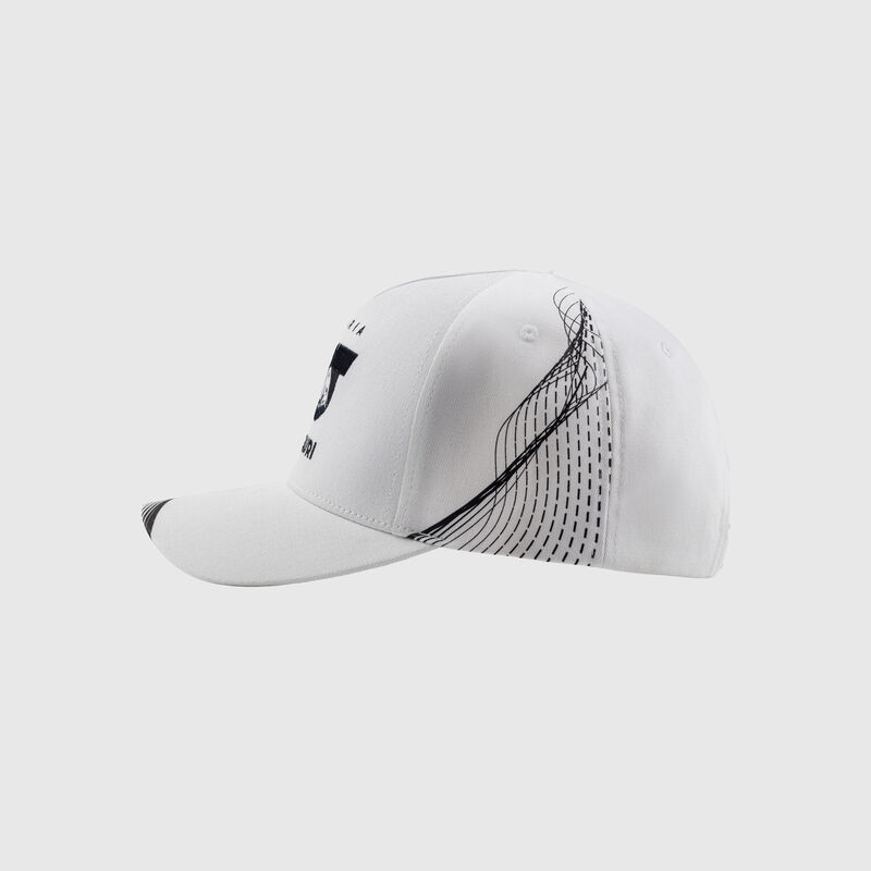 ALPHA TAURI SL LOGO CAP - white