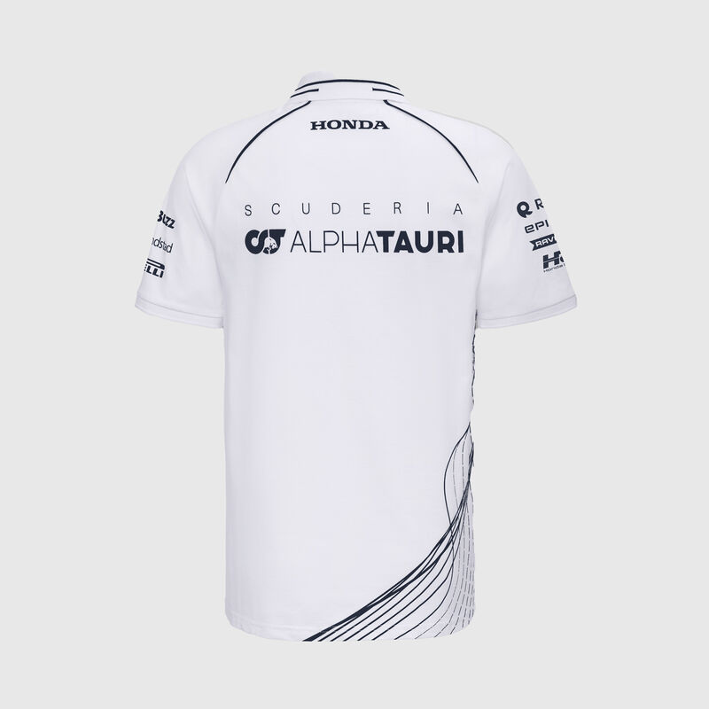 ALPHA TAURI SL MENS POLO - white