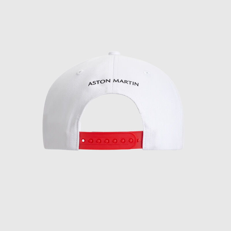 ASTON MARTIN F1 DRIVER LS FLAG CAP - white