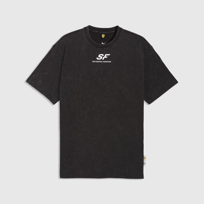 PUMA Car Graphic T-shirt 2026 - Scuderia Ferrari F1 - Black L for males - Fuel For Fans F1 Merchandise store