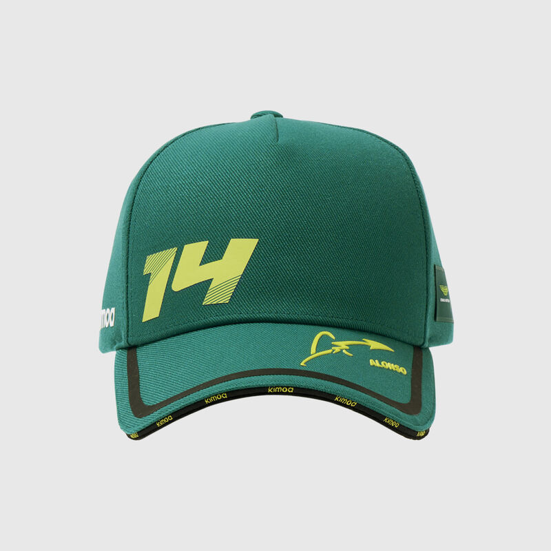 Kimoa Alonso Tech Cap 2024 - Aston Martin F1 Team - Green ONE SIZE - 8445014020620 - Fuel For Fans F1 Merchandise store