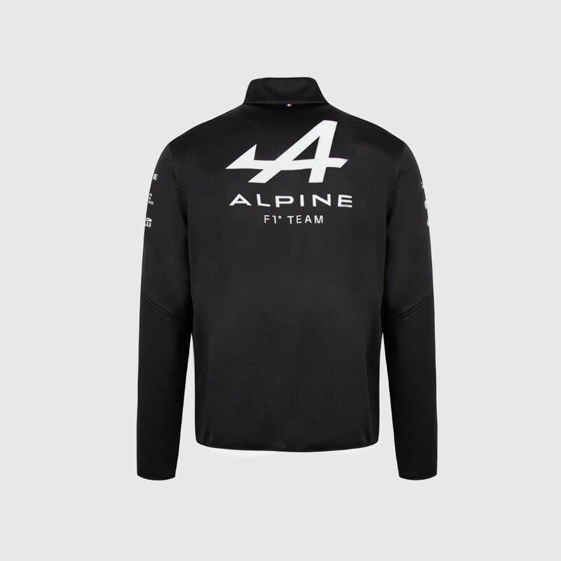 ALPINE F1 ZIP SOFSHELL JACKET - black