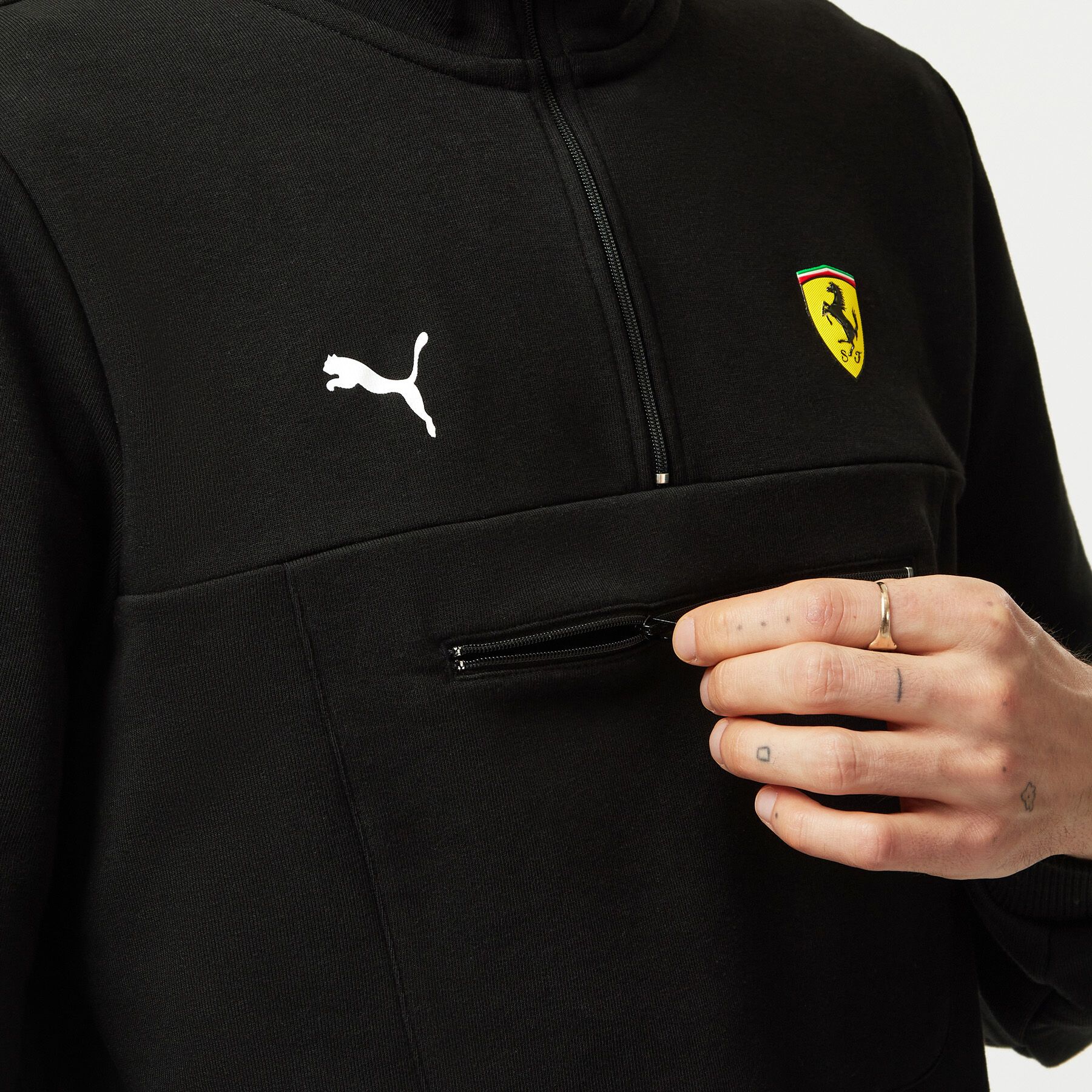Puma ferrari clearance zipper