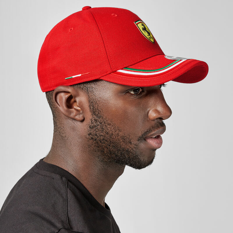 SF PU FW ITALIAN CAP - red