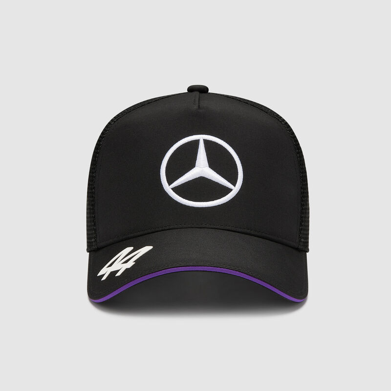 2024 Lewis Hamilton Driver Trucker Cap 2024 - Mercedes-AMG F1 - Black ONE SIZE - 8719203399423 - Fuel For Fans F1 Merchandise store