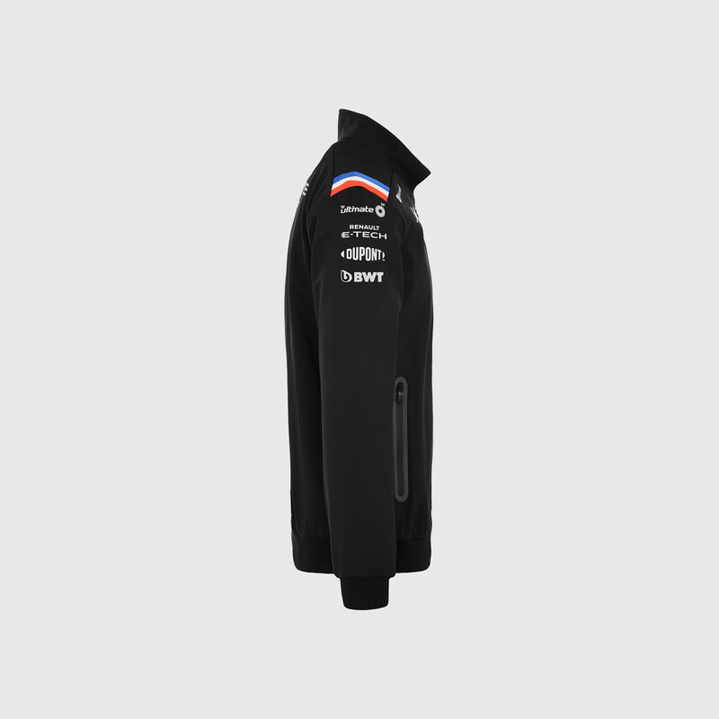 ALPINE F1 SL TEAM SOFTSHELL JACKET - black