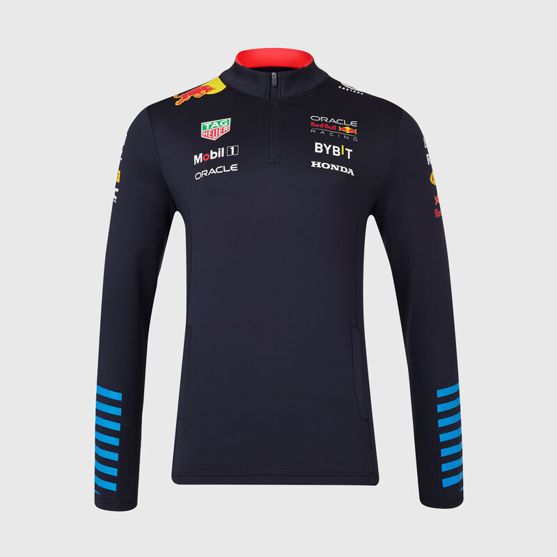 2024 Team 1/4 Zip Midlayer 2024 - Red Bull Racing - Navy 4XL - 5063234432974 - Fuel For Fans F1 Merchandise store