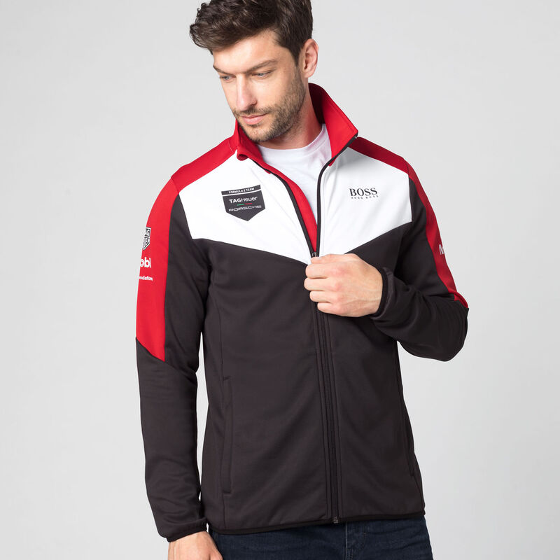 PORSCHE FW MENS FORMULA E SOFTSHELL - black