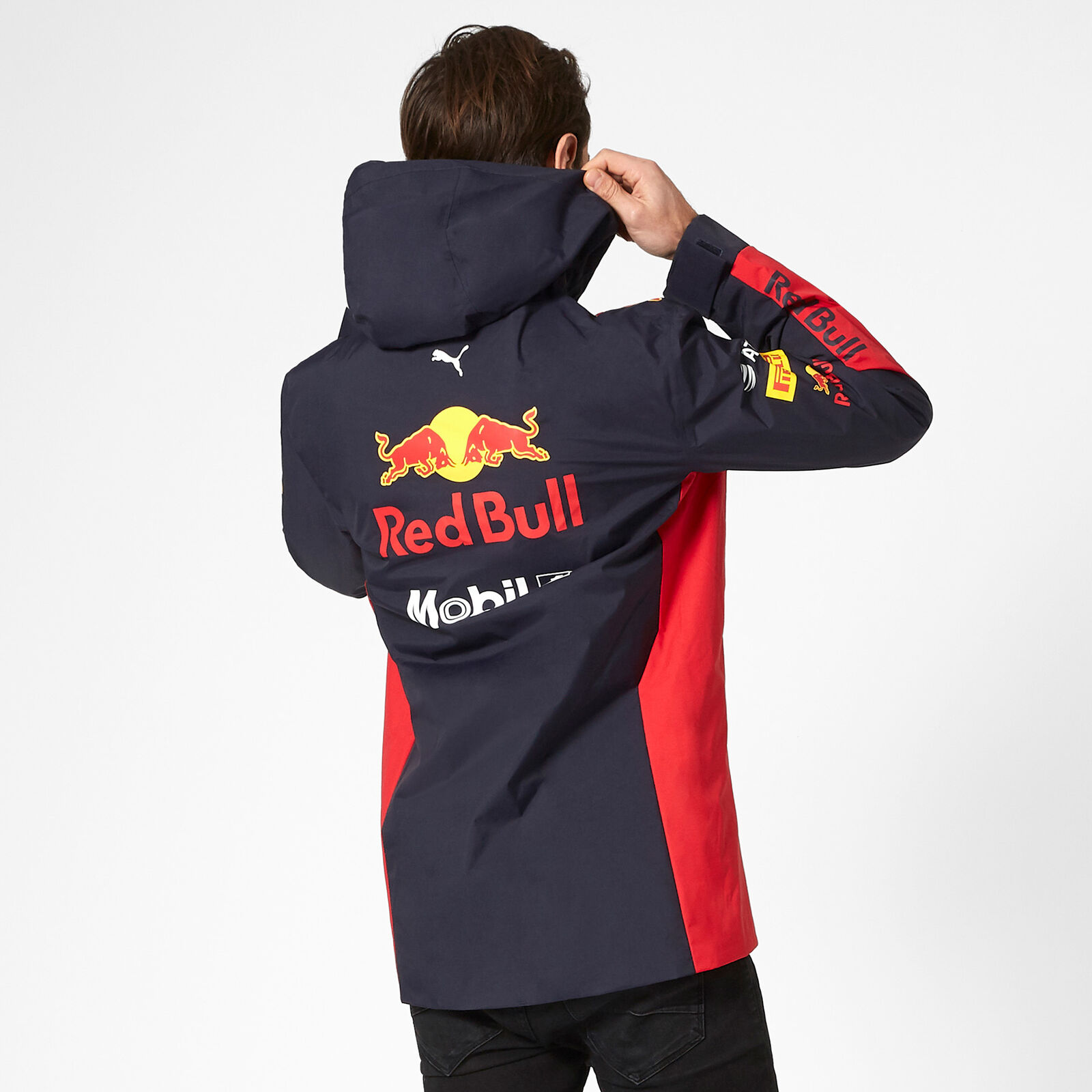 Red Bull Racing Team Men's Rain Jacket