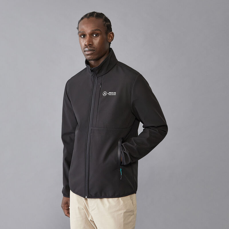 MAPF1 FW MENS SOFTSHELL JACKET - black