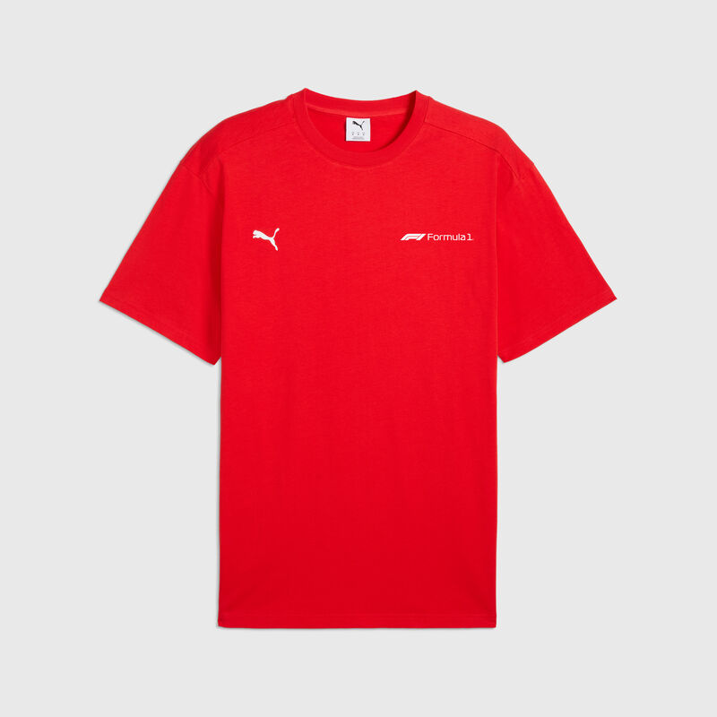 F1 ESS+ TEE - RELAXED - red