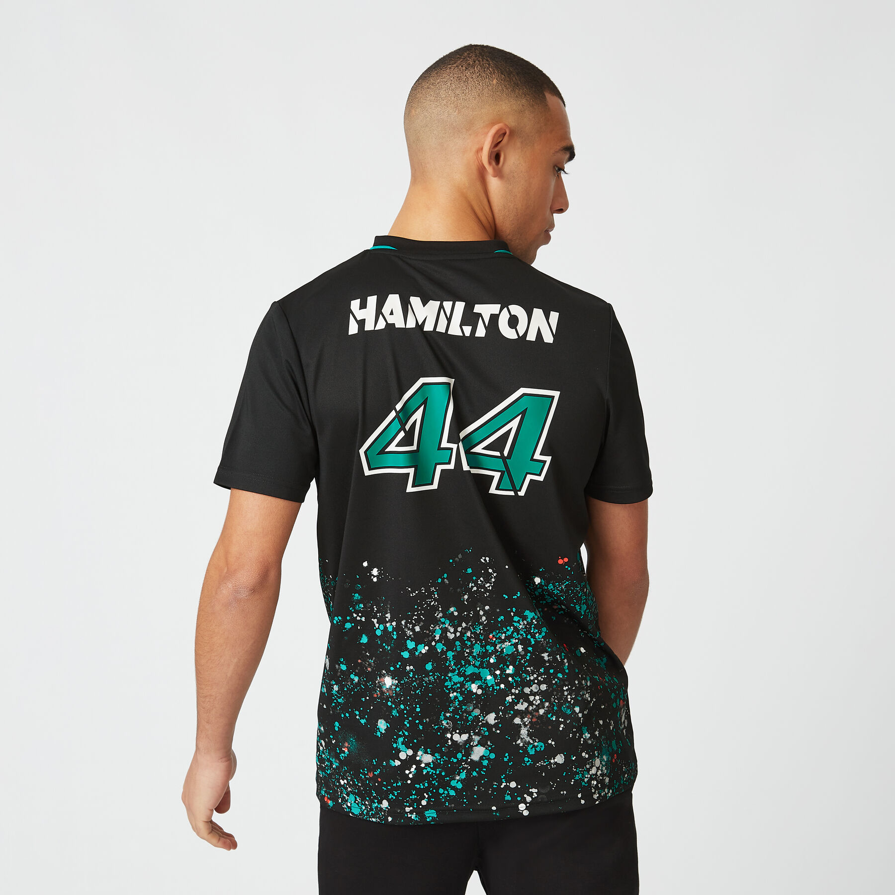 Lewis Hamilton 44 Sports T Shirt Mercedes AMG Petronas Fuel