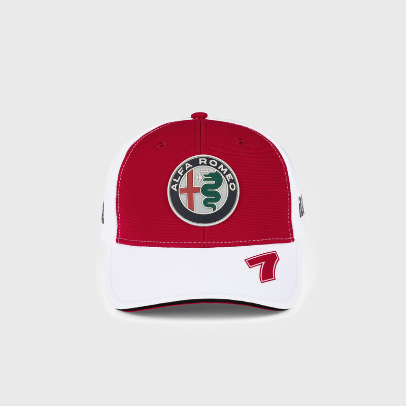 ALFA ROMEO RACING KIMI BB DRIVER CAP - red / white