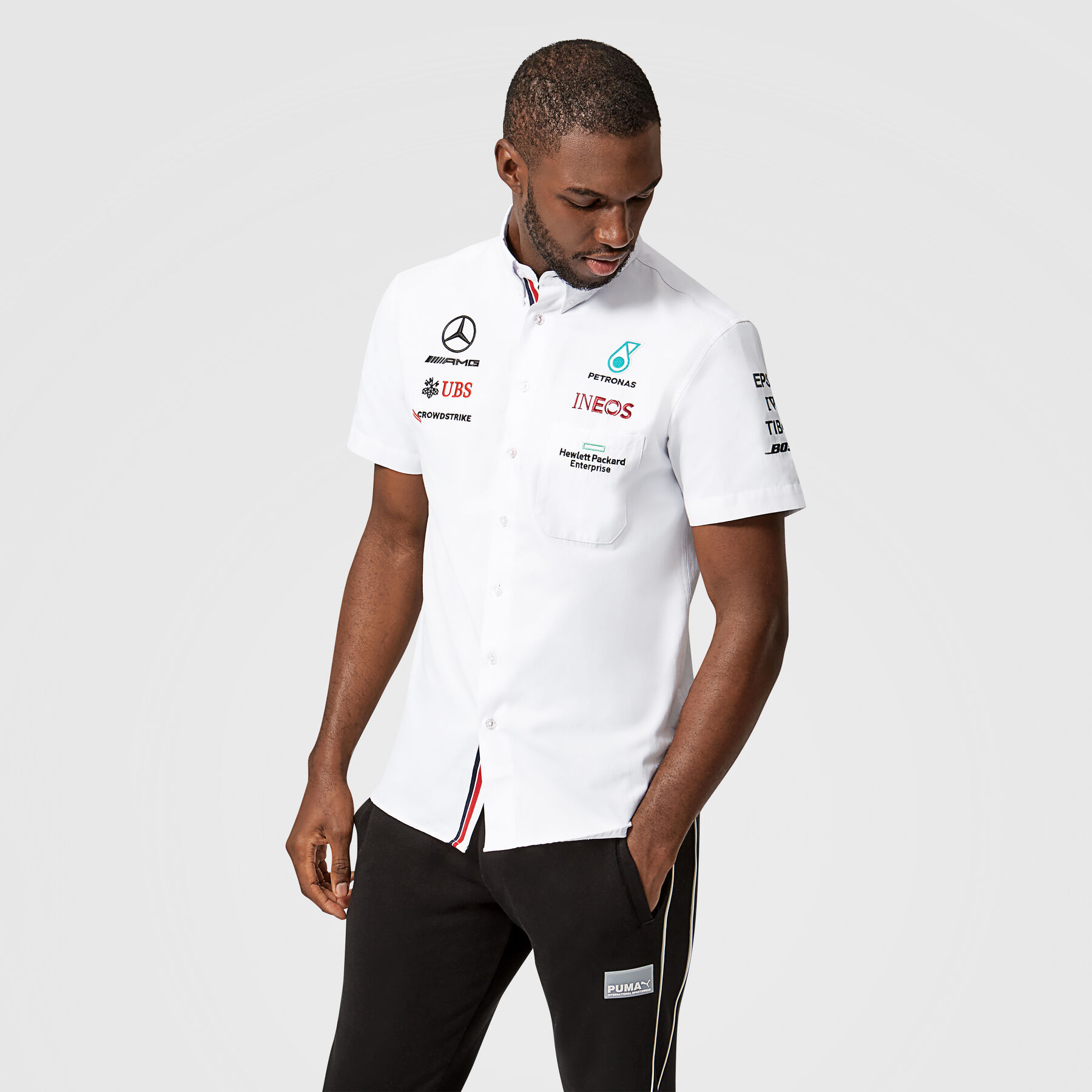 Valtteri Bottas VB77 T-Shirt Fuel For Fans Mens Driver T-Shirt Mercedes-AMG Petronas F1
