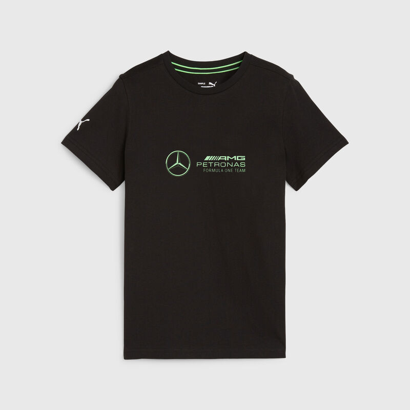 MAPF1 LS KIDS LOGO TEE - black