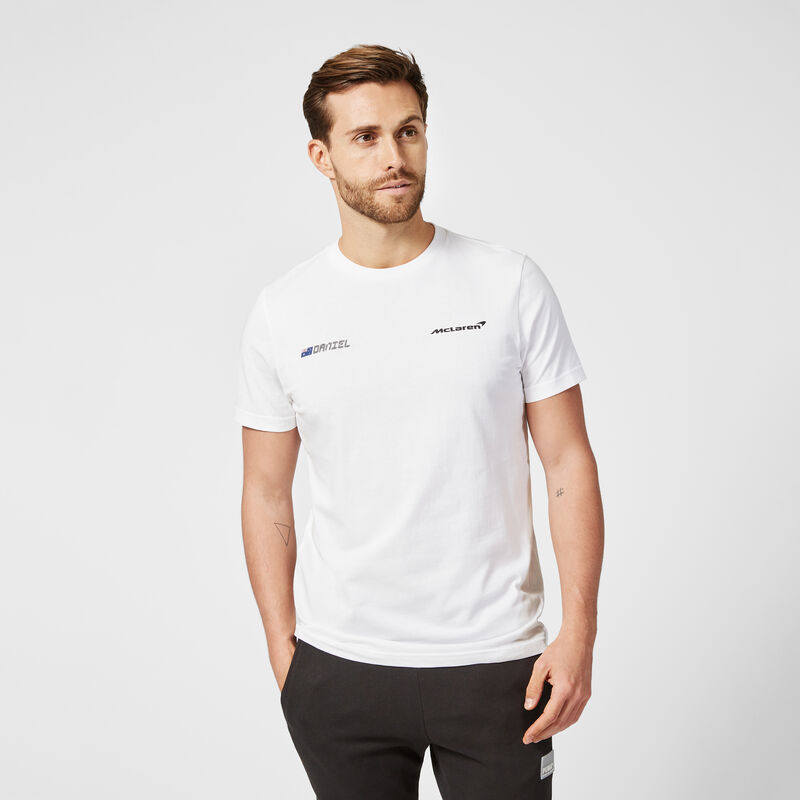 MCLAREN FW MENS RICCIARDO NO 3 TEE - white