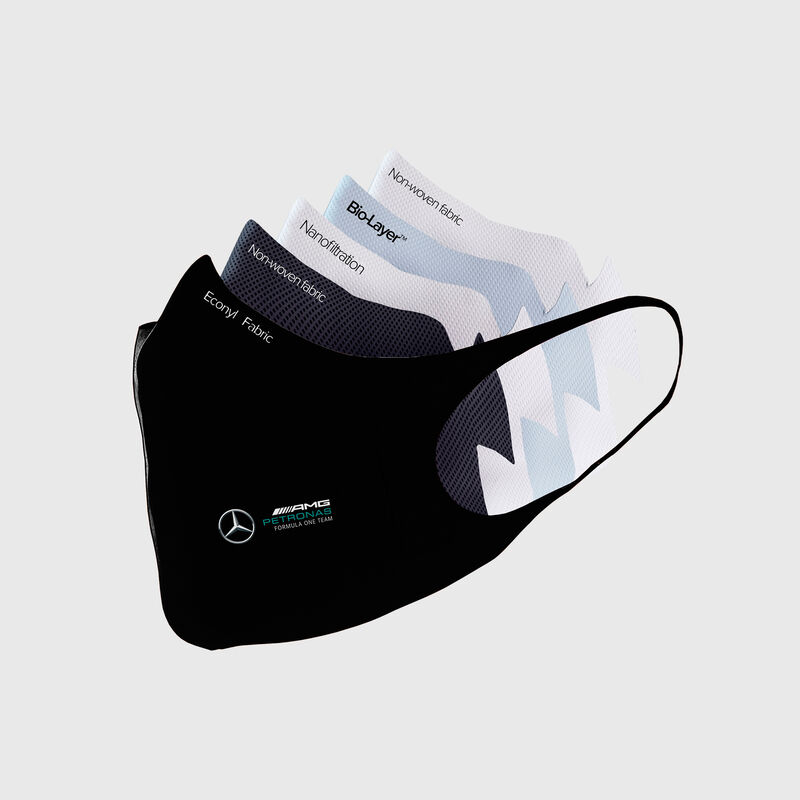 MAPF1 RP U FACE MASK - black