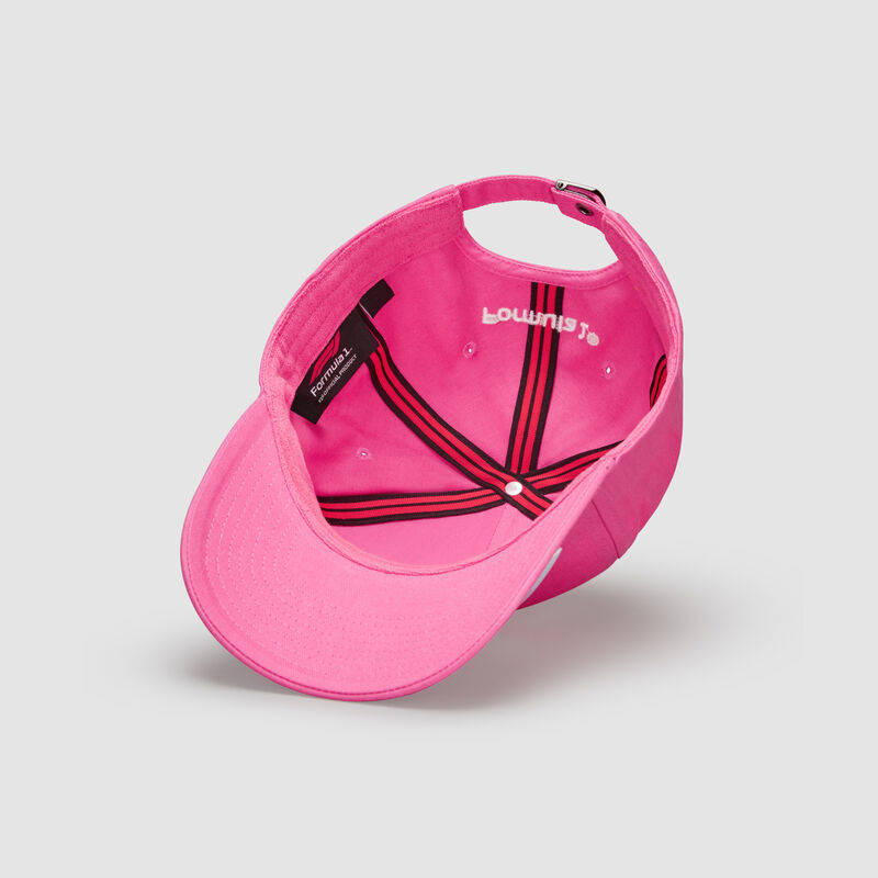 F1 FW LARGE LOGO BASEBALL CAP - pink