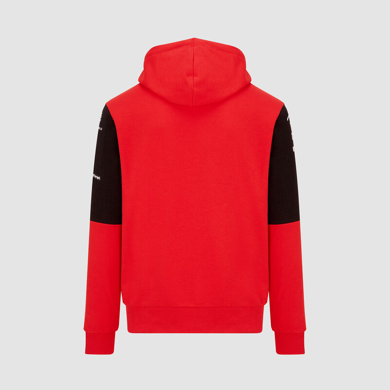 SF RP MENS TEAM HOODED SWEAT - red