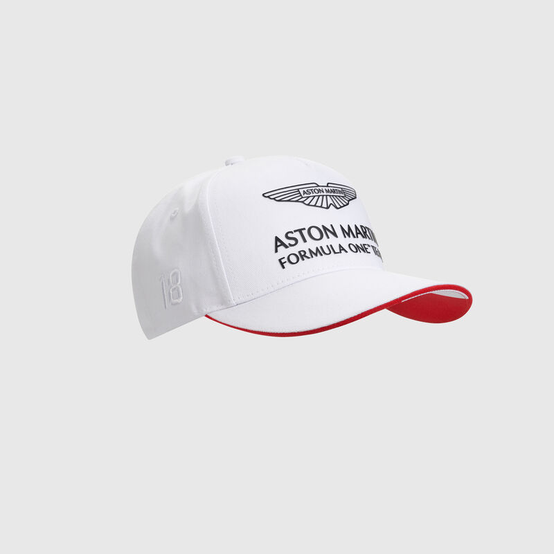 ASTON MARTIN F1 DRIVER LS FLAG CAP - white