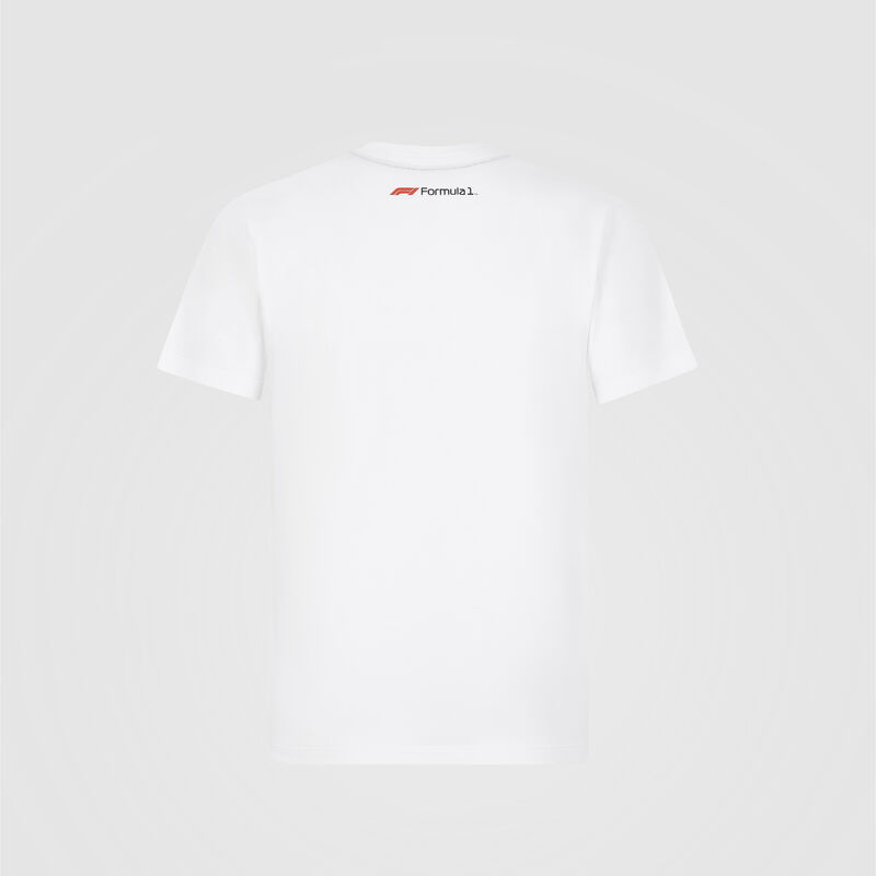 F1 FW KIDS LOGO TEE - white