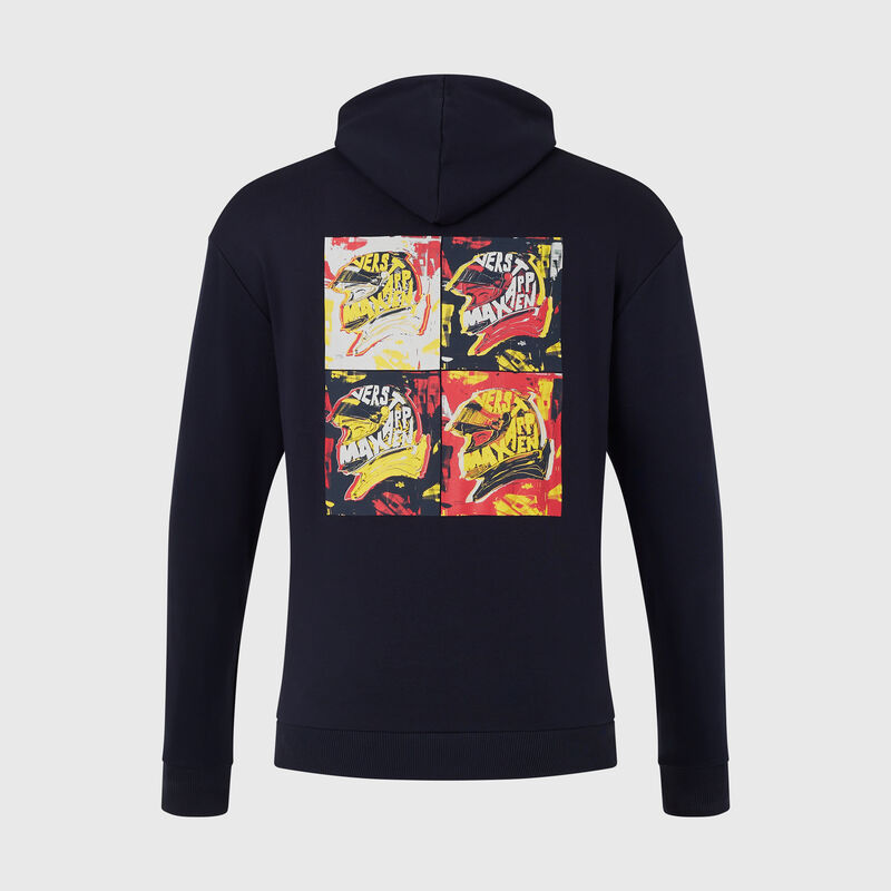 RBR FW UNISEX MV POP ART HOODIE - navy
