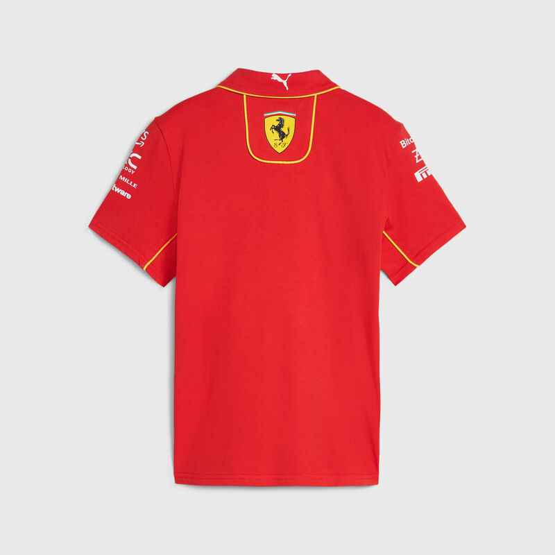 SF RP KIDS TEAM POLO - red