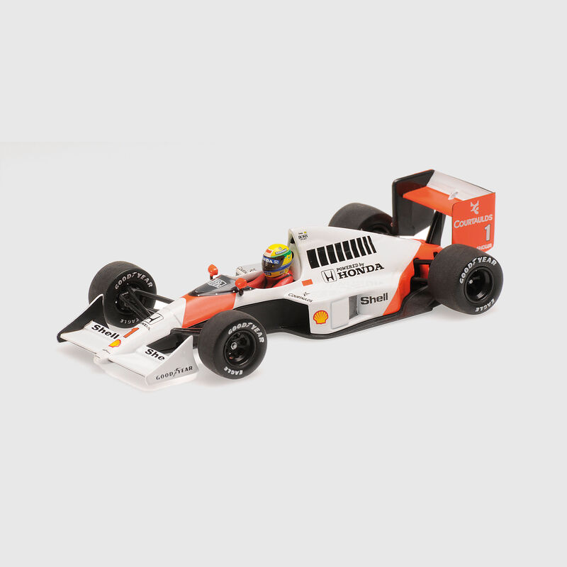 AYRTON SENNA MCLAREN HONDA 1989 MODEL CAR - multicolor