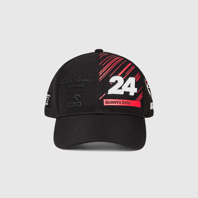 ALFA ROMEO RACING SL ZHOU DRIVER CAP - black