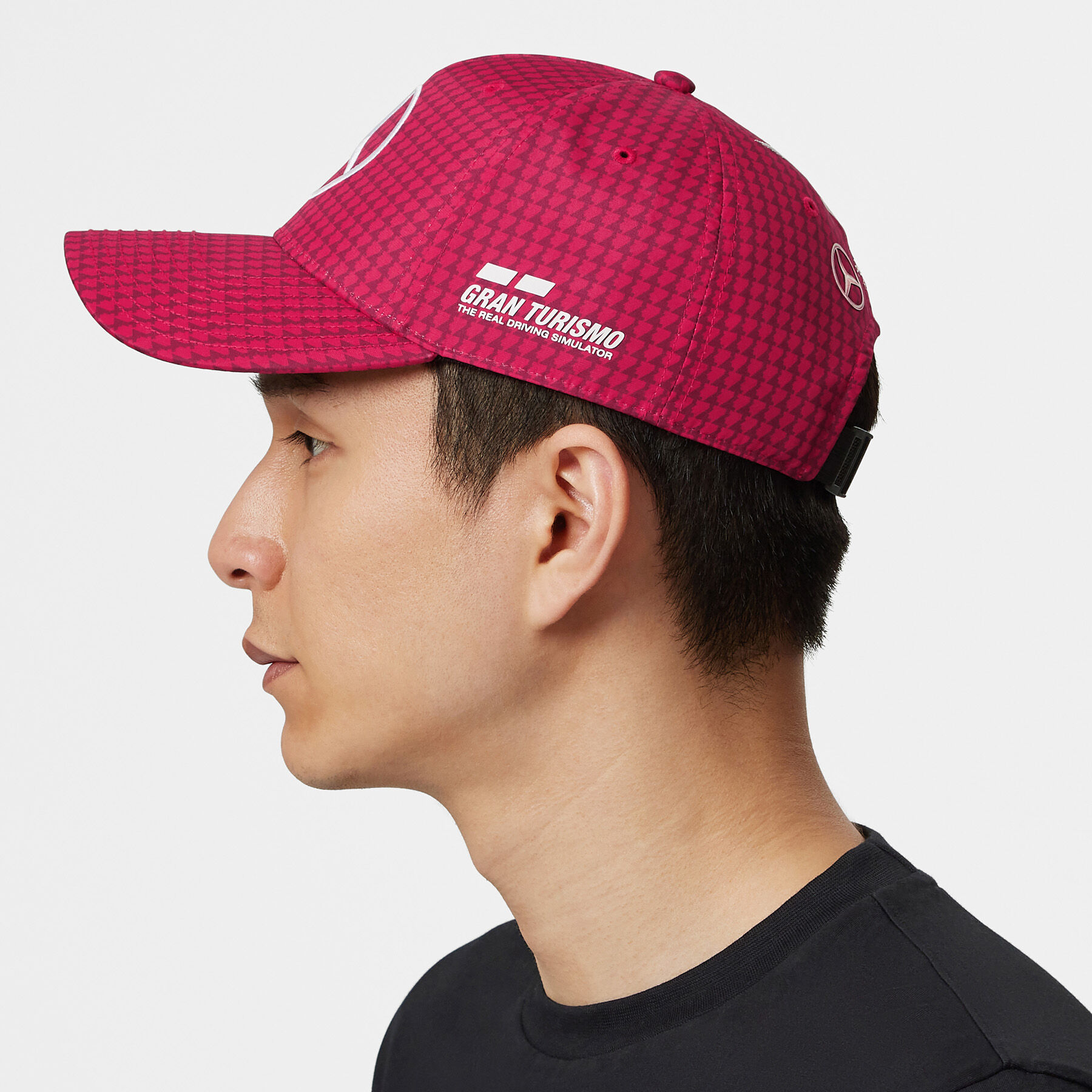 Red driving hat on sale