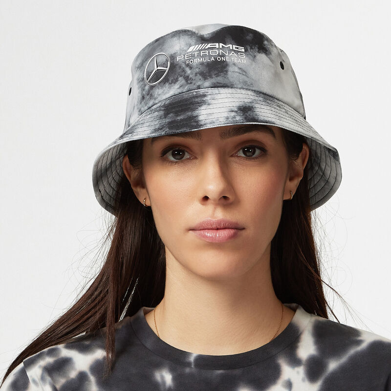 MAPF1 FW TIE DYE BUCKET HAT - grey