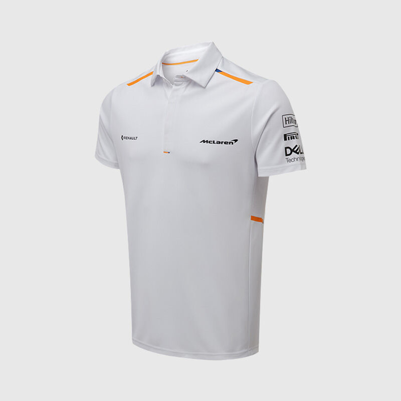 MCLAREN RP MENS POLO - white