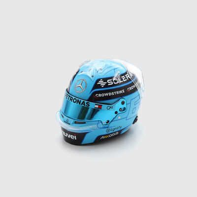 Casque miniature 2024 de George Russell à l'échelle 1:5