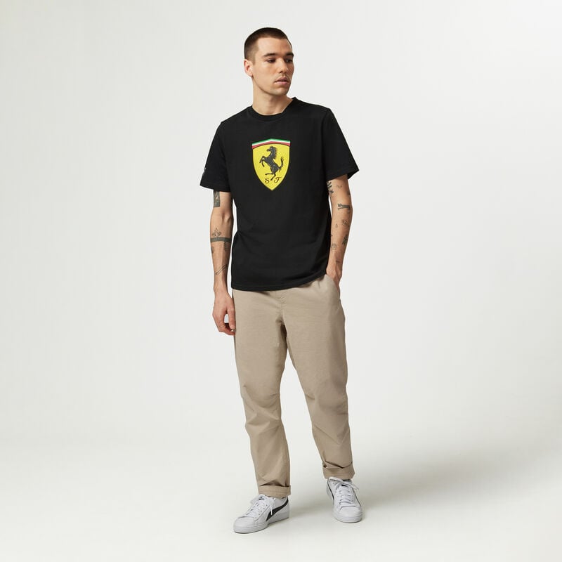 SF PU FW MENS LARGE SHIELD TEE - black