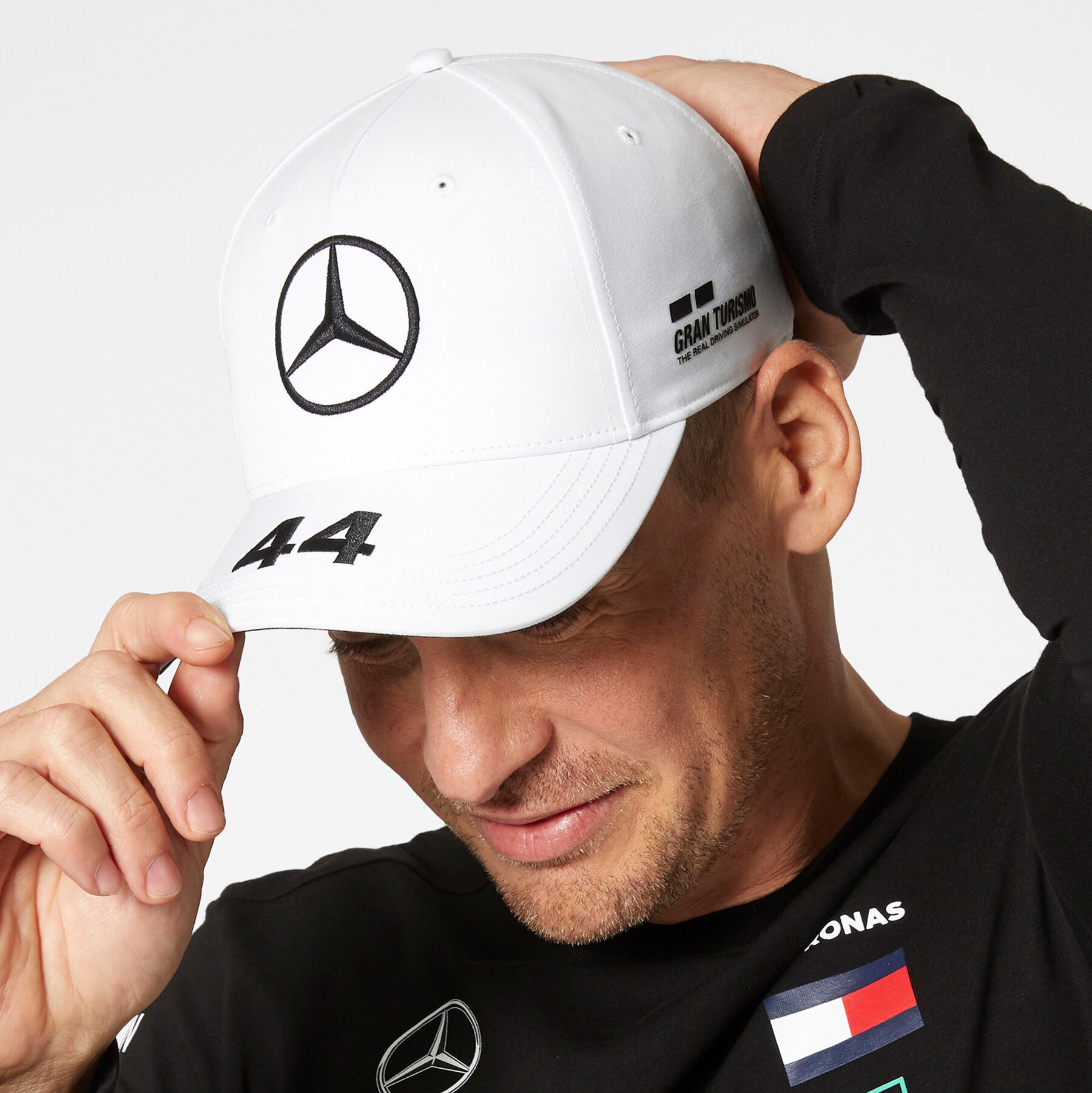 lewis hamilton mercedes benz hat