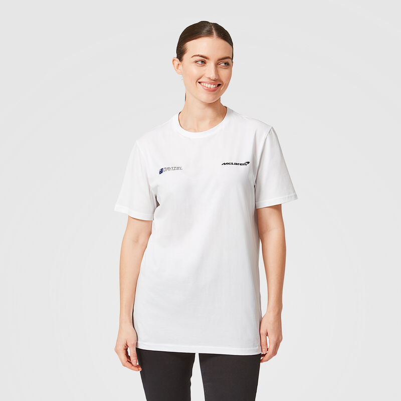 MCLAREN FW MENS RICCIARDO NO 3 TEE - white