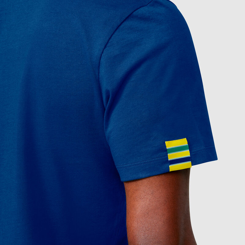 AS FW MENS FLAG TEE - navy