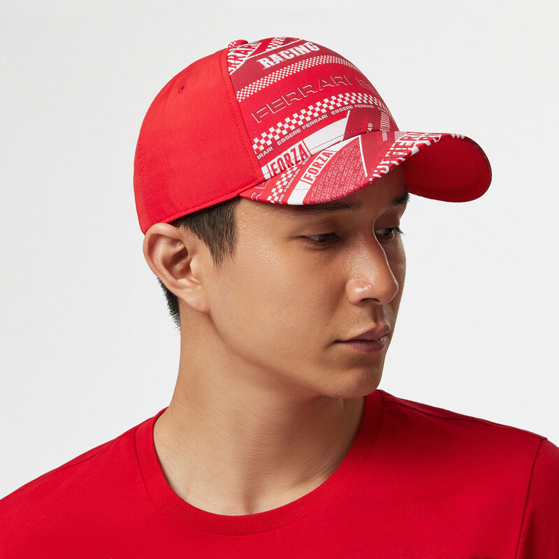 SF FW GRAPHIC CAP - red