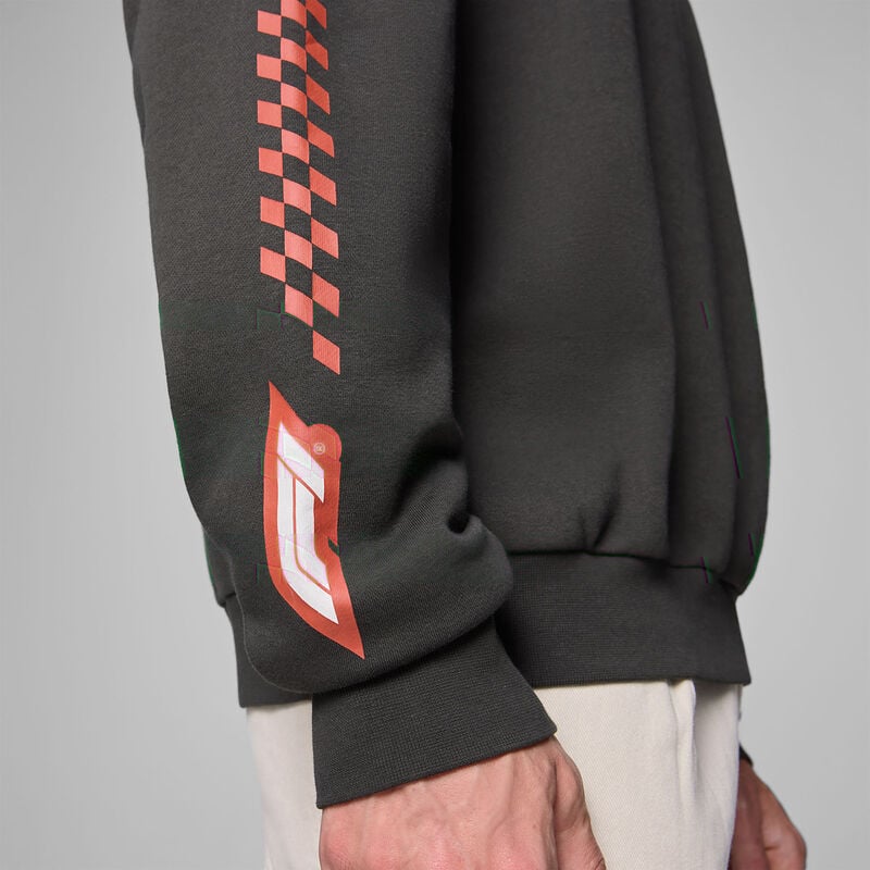 F1 FW HERITAGE GRAPHIC CREW SWEAT - black