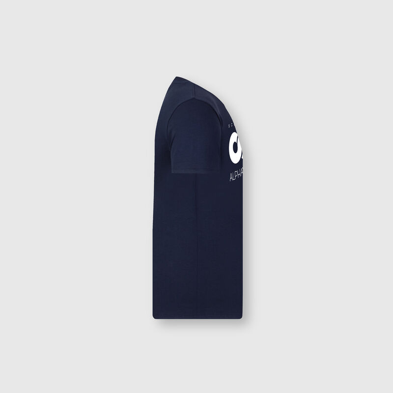 ALPHA TAURI RP KIDS LARGE LOGO TEE - navy