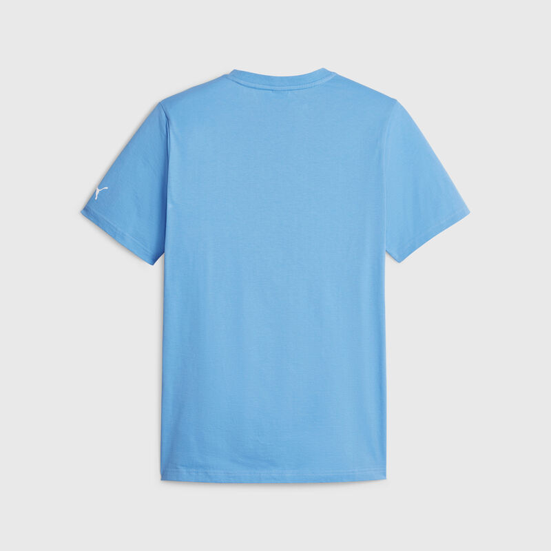 SF LS RACE COLORED BIG SHIELD TEE - blue