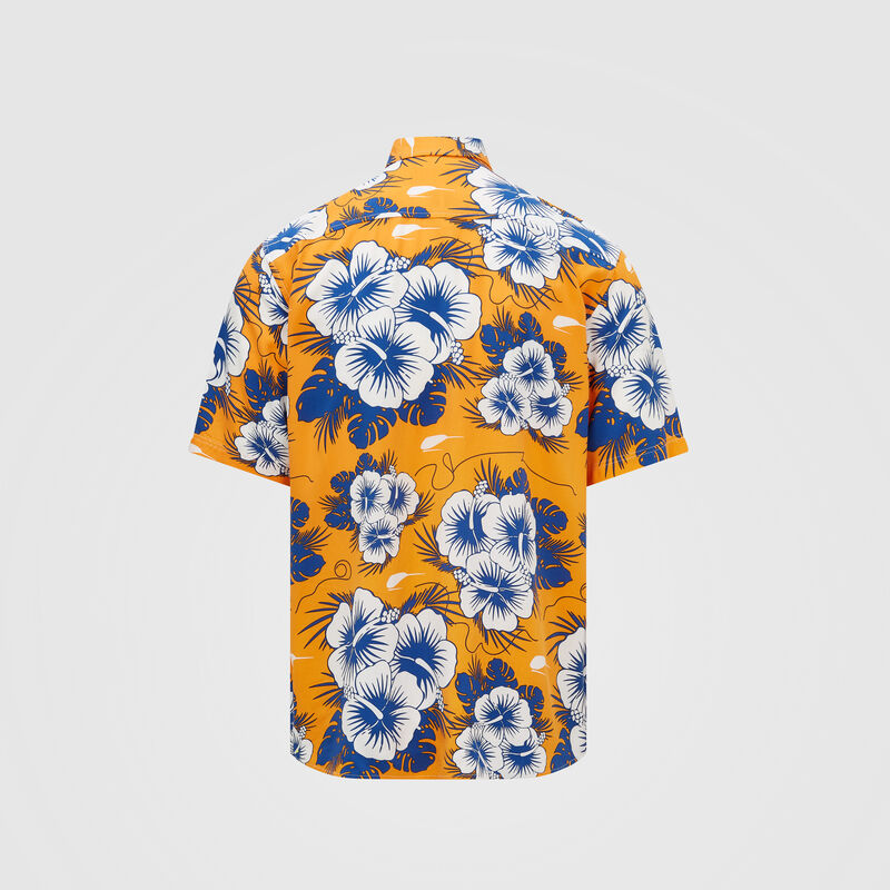 MCLAREN FW MENS HAWAIIAN SHIRT - orange