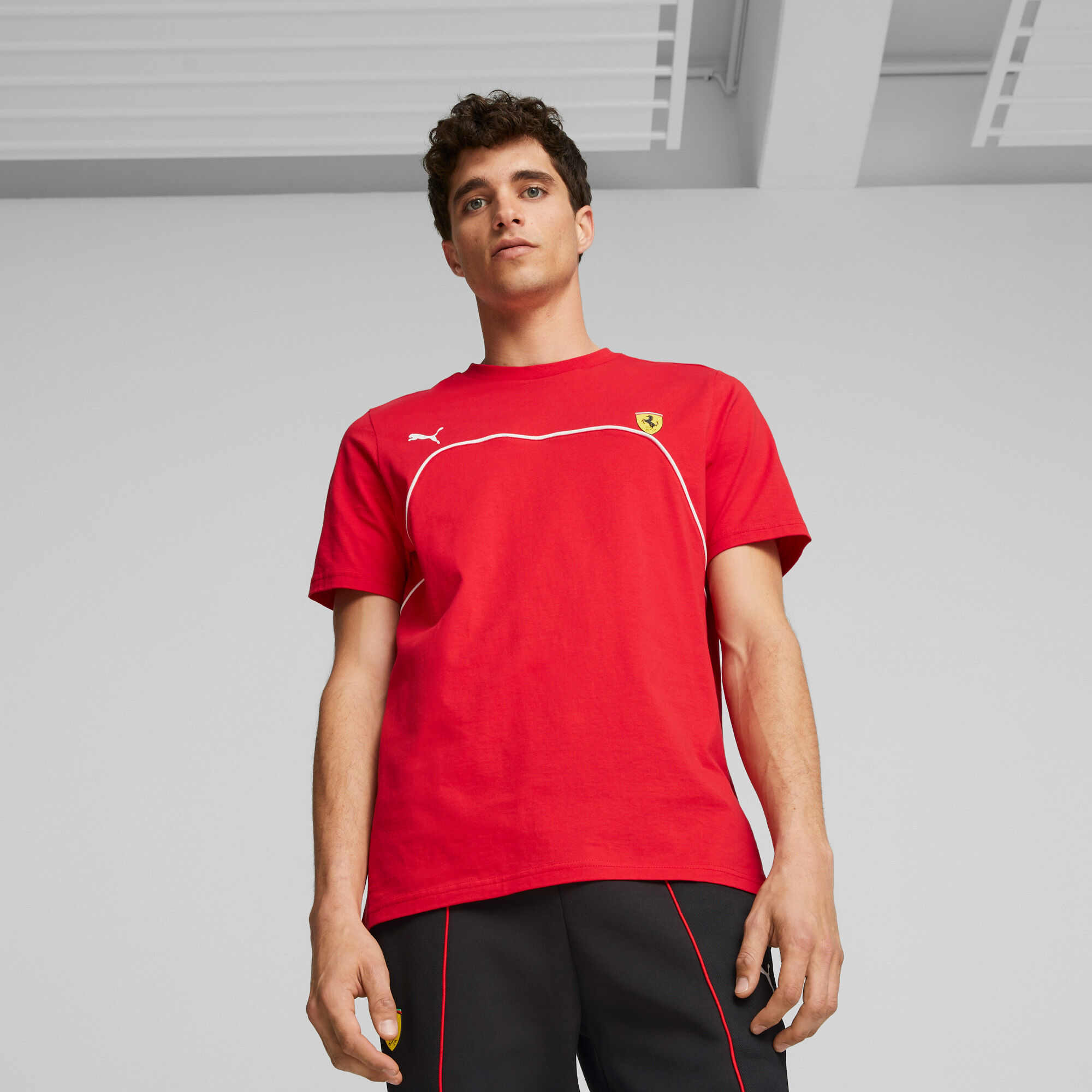 PUMA Race T shirt Scuderia Ferrari F1 Fuel For Fans