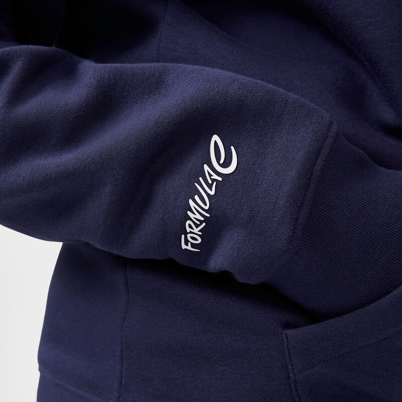 FE FW TONAL E LOGO HOODY - navy