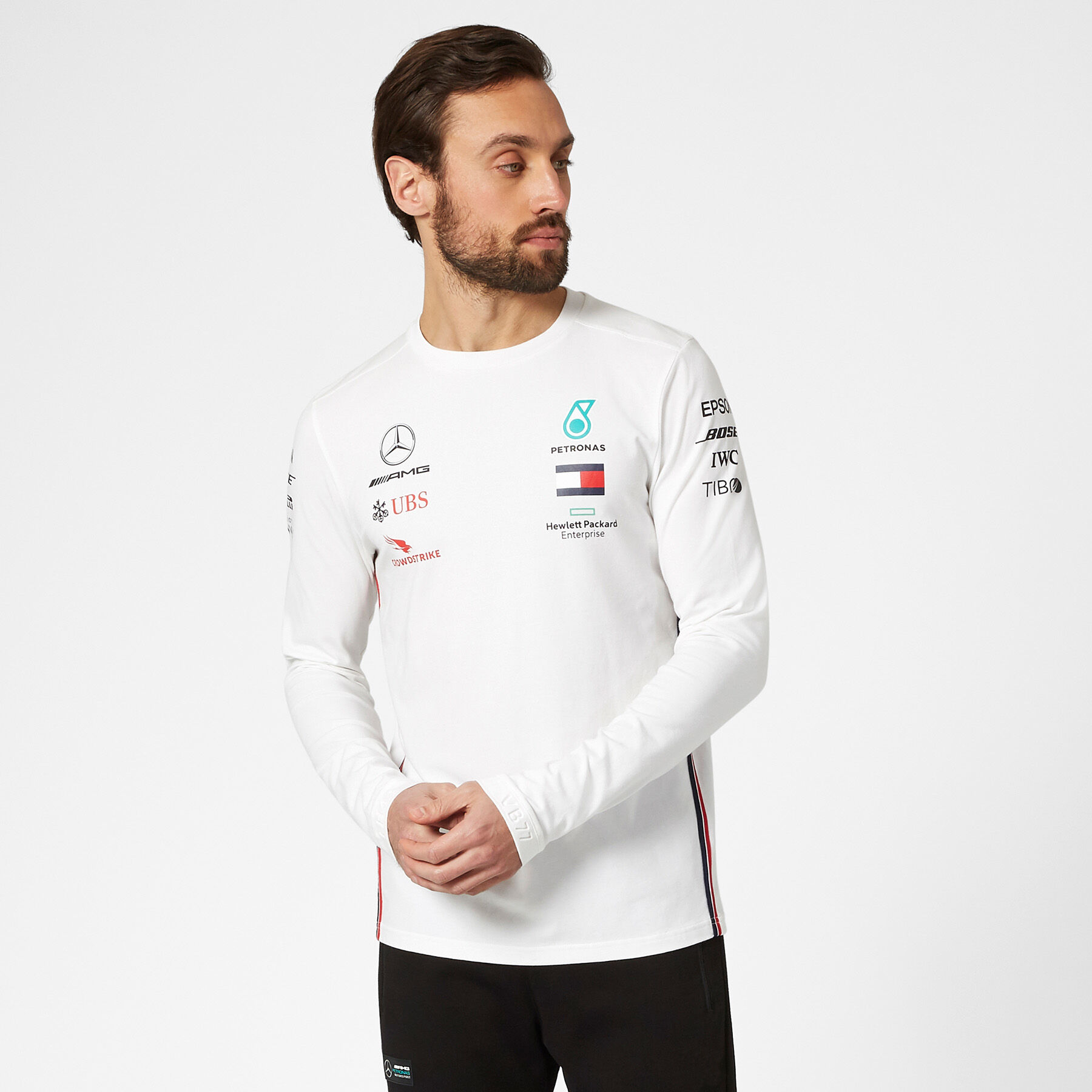2020 Team Longsleeve T Shirt Mercedes AMG Petronas Fuel For Fans