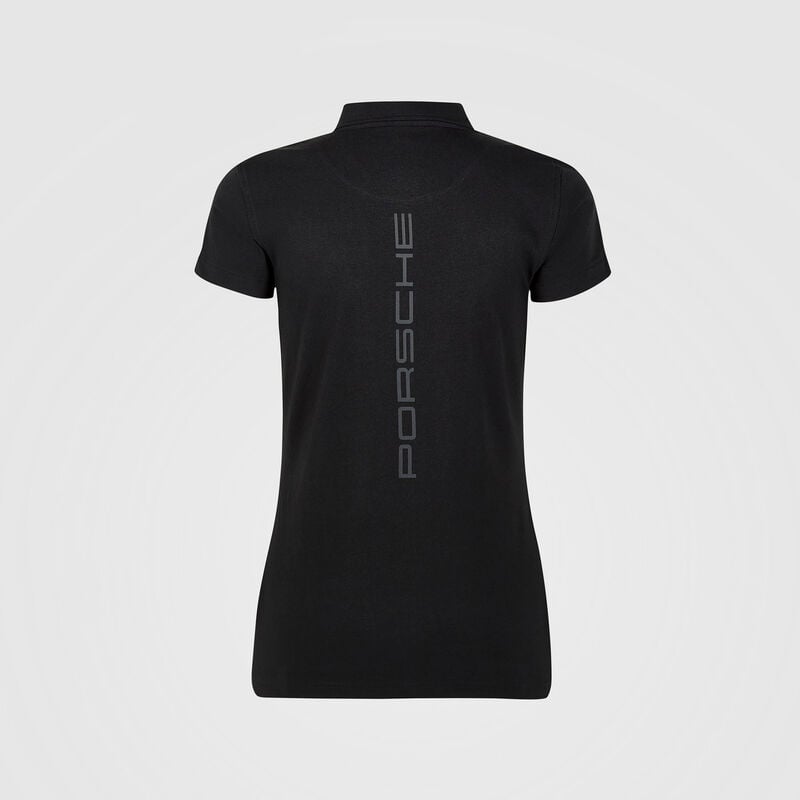 PORSCHE FW WOMENS POLO - black