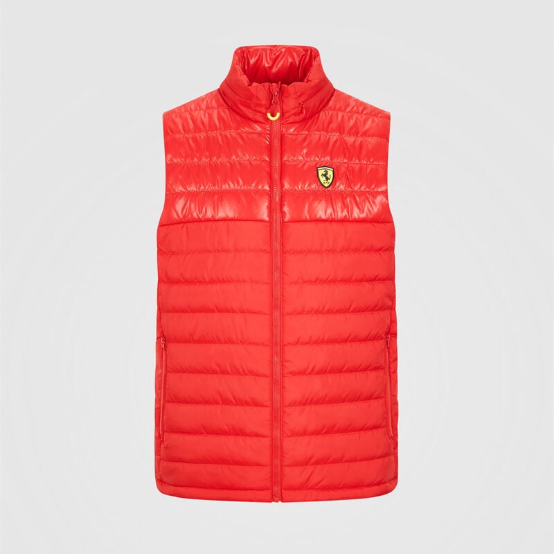 SF FW MENS PADDED GILET - red