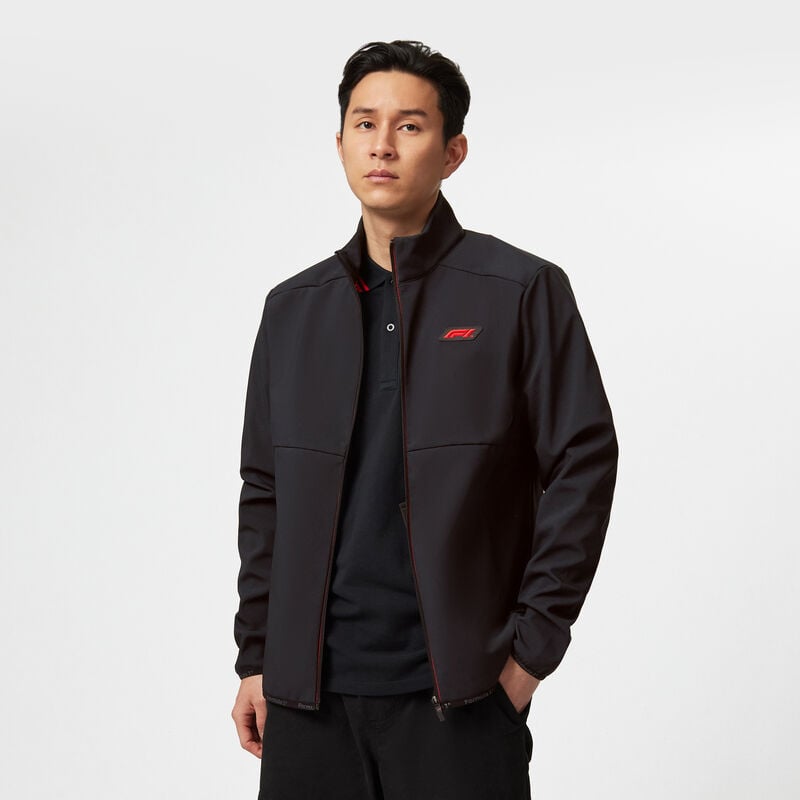 F1 FW SOFTSHELL JACKET - black