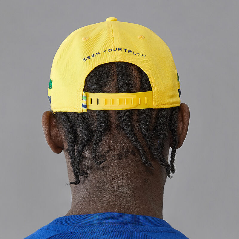 AS FW SENNA STRIPE BB CAP - yellow