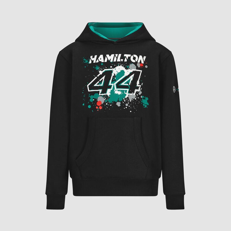 Lewis Hamilton Kids #44 Hoodie 2022 - Mercedes-AMG F1 - Black 92 - 8719203249537 - Fuel For Fans F1 Merchandise store